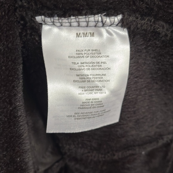 Free Country Fur zip up jacket - Picture 7 of 7